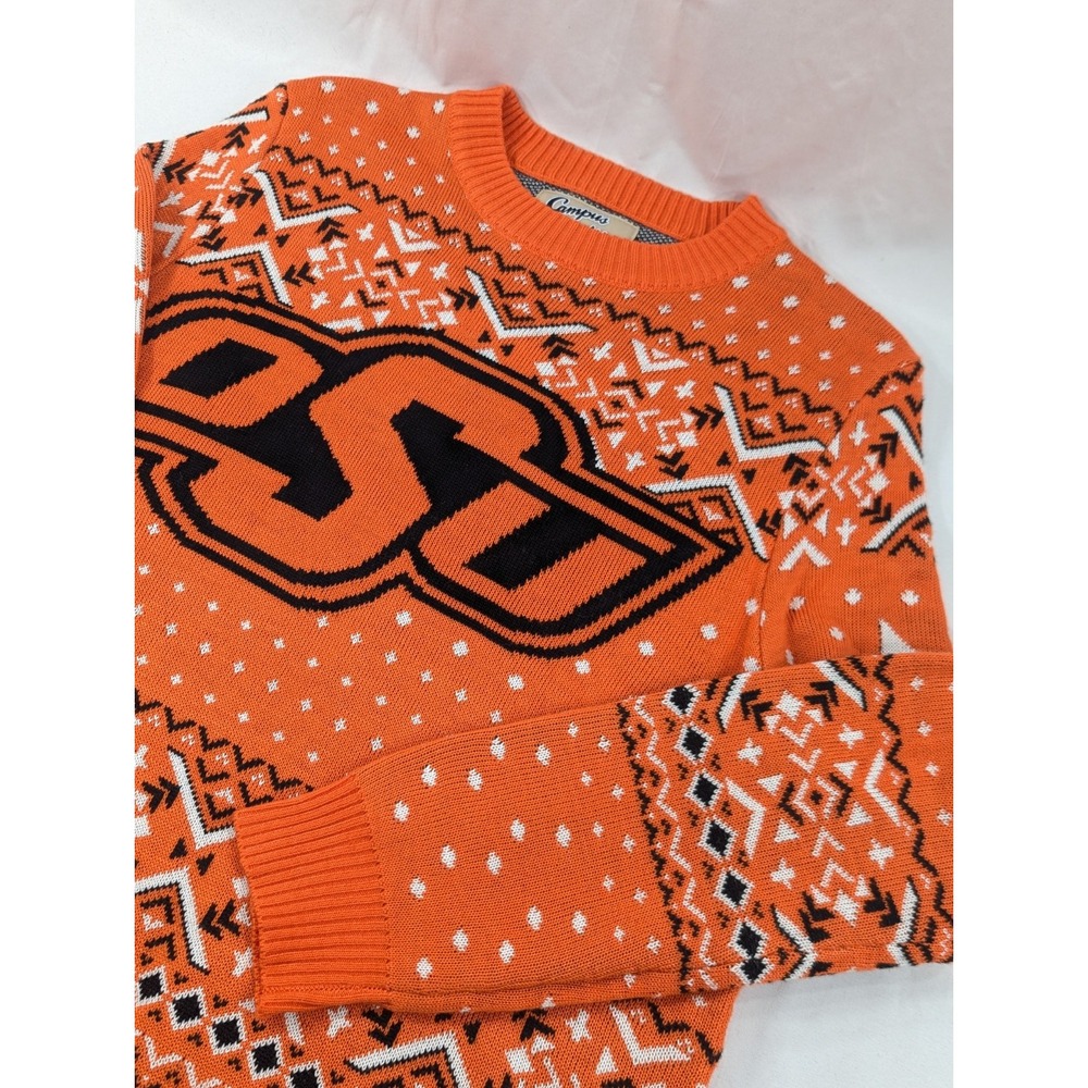 New No Tags Campus‎ Specialties Oklahoma State University Long Sleeve Sweater L
